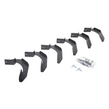 V Series V3, RB30 and RB Slim Side Steps Mounting Brackets Only Textured Black 2004-2014 Ford F-150 Go Rhino