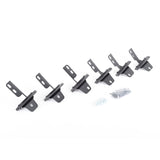 V Series V3, RB30 and RB Slim Side Steps Mounting Brackets Only Textured Black 2021-2025 Ford Bronco Go Rhino