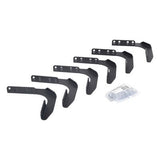 V Series V3, RB30 and RB Slim Side Steps Mounting Brackets Only Textured Black 1999-2016 Ford F-250/F-350 Go Rhino