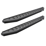 RB20 Running Boards With Mounting Brackets & 2 Pairs of Drop Steps Kit Protective Bedliner Coating 2005-2026 Nissan Frontier Go Rhino