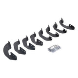 V Series V3, RB30 and RB Slim Side Steps Mounting Brackets Only Textured Black 2007-2021 Toyota Tundra Go Rhino