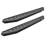 RB20 Running Boards With Mounting Brackets & 2 Pairs of Drop Steps Kit Protective Bedliner Coating 2007-2021 Toyota Tundra Go Rhino