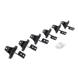RB10/RB20 Running Boards Mounting Brackets Only Textured Black 2018-2026 Jeep Wrangler Go Rhino
