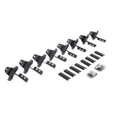 V Series V3, RB30 and RB Slim Side Steps Mounting Brackets Only Textured Black 2020-2025 Jeep Gladiator Go Rhino