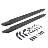 RB30 Running Boards with Mounting Bracket Kit Protective Bedliner Coating 2015-2018 Silverado/Sierra 2500 HD/3500 HD Go Rhino