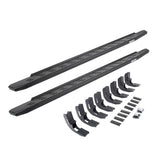 RB30 Running Boards with Mounting Bracket Kit Textured Black 2019-2026 Sierra 1500 2020-2026 Sierra 2500/3500 HD Go Rhino