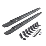 RB30 Slim Line Running Boards with Mounting Bracket Kit Textured Black 2019-2026 Sierra 1500 2020-2026 Sierra 2500/3500 HD Go Rhino