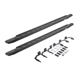 RB30 Running Boards with Mounting Bracket Kit Textured Black 2009-2014 Dodge Ram 1500 Go Rhino