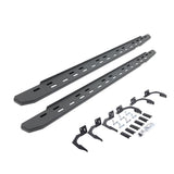 RB30 Slim Line Running Boards with Mounting Bracket Kit Textured Black 2009-2014 Dodge Ram 1500 Go Rhino