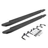 RB30 Running Boards with Mounting Bracket Kit Protective Bedliner Coating 2009-2014 Dodge Ram 1500 Go Rhino