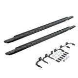 RB30 Running Boards with Mounting Bracket Kit Textured Black 2009-2024 Dodge Ram 1500/2500/3500 Go Rhino
