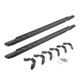 RB30 Running Boards with Mounting Bracket Kit Textured Black 2004-2014 Ford F-150 Go Rhino