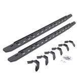 RB30 Slim Line Running Boards with Mounting Bracket Kit Protective Bedliner Coating 2004-2014 Ford F-150 Go Rhino