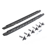 RB30 Slim Line Running Boards with Mounting Bracket Kit Textured Black 2021-2024 Ford Bronco Go Rhino