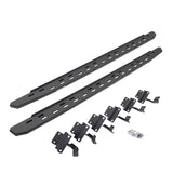 RB30 Slim Line Running Boards with Mounting Bracket Kit Protective Bedliner Coating 2004-2014 Ford F-150 Go Rhino
