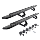 RB30 Running Boards with Mounting Brackets & 2 Pairs of Drops Steps Kit Textured Black 2015-2025 Ford F-150/ F-250/F-350 Go Rhino