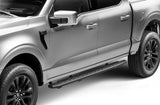RB30 Slim Line Running Boards with Mounting Bracket Kit Textured Black 2015-2025 Ford F-150/ F-250/F-350 Go Rhino