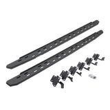RB30 Slim Line Running Boards with Mounting Bracket Kit Protective Bedliner Coating 2015-2025 Ford F-150/ F-250/F-350 Go Rhino