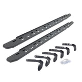 RB30 Slim Line Running Boards with Mounting Bracket Kit Textured Black 1999-2016 Ford F-250/F-350 Go Rhino