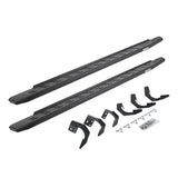 RB30 Running Boards with Mounting Bracket Kit Textured Black 2015-2018 Ram 1500 Extended Cab Go Rhino