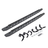 RB30 Slim Line Running Boards with Mounting Bracket Kit Protective Bedliner Coating 2015-2018 Ram 1500 Go Rhino