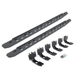 RB30 Slim Line Running Boards with Mounting Bracket Kit Protective Bedliner Coating 2019-2025 Ram 1500 Go Rhino