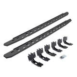RB30 Slim Line Running Boards with Mounting Bracket Kit Protective Bedliner Coating 2019-2025 Ram 1500 Go Rhino