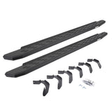 RB30 Running Boards with Mounting Bracket Kit Protective Bedliner Coating 2005-2026 Nissan Frontier Go Rhino