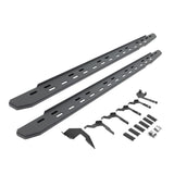 RB30 Slim Line Running Boards with Mounting Bracket Kit Textured Black 2019-2026 Ford Ranger Go Rhino