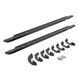 RB30 Running Boards with Mounting Bracket Kit Textured Black 2007-2021 Toyota Tundra Go Rhino