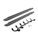 RB30 Running Boards with Mounting Bracket Kit Protective Bedliner Coating 2014-2024 Toyota 4Runner Go Rhino