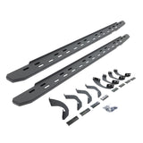 RB30 Slim Line Running Boards with Mounting Bracket Kit Textured Black 2022-2026 Toyota Tundra Go Rhino