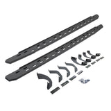 RB30 Slim Line Running Boards with Brackets Kit Textured Black 2023-2026 Toyota Sequoia Go Rhino
