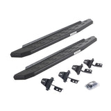 RB30 Running Boards with Mounting Bracket Kit Protective Bedliner Coating For 2007-2018 Jeep Wrangler JK 2 door Go Rhino