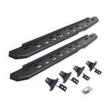 RB30 Slim Line 48 Inch Running Boards with Mounting Bracket Kit Protective Bedliner Coating For 2018-2025 Jeep Wrangler JL Go Rhino
