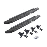 RB30 Running Boards with Mounting Bracket Kit Protective Bedliner Coating For 2018-2025 Jeep Wrangler JL 2 Door Go Rhino
