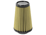 Magnum Flow Universal Clamp-On Air Filter w/ Pro Guard 7 Media 2-1/2 Inch F x 5 Inch B x 3-1/2 Inch T x 7 Inch H aFe Power