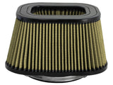 Magnum Force Intake Replacement Air Filter w/ Pro Guard 7 Media 7-1/8 Inch F x (8-3/4 x 10-1/2) Inch B x (6-1/2 x 8-5/8) Inch T (Inverted) x 5 Inch H aFe Power