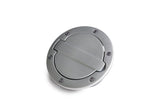 Brushed Aluminum Fuel Door For 2007-2018 Jeep Wrangler JK/JK Unlimited 2-Door/4-Door AMP Research