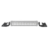 XE Center Hood Light Mount for a 10 Inch Single Row LED Bar Textured Black 2018-2026 Jeep Wrangler JL 2020-2025 Jeep Gladiator Go Rhino