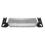 XE Center Hood Light Mount for a 10 Inch Double Row LED Bar Textured Black 2018-2026 Jeep Wrangler JL 2020-2025 Jeep Gladiator Go Rhino