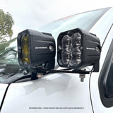 XE Hood Mounts Dogbone Bracket Textured Black 2010-2025 Lexus, Toyota, RAM Go Rhino