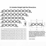 XL Linkable LED Light Bar Clear Baja Desgins