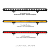 Go Rhino Flash Series Lights 10 Inch Single Multi Function LED Light Bar Black Go Rhino