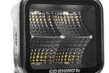 Go Rhino Blackout Series Lights Pair of 2x2 Cube LED Flood Light Kit Black Go Rhino