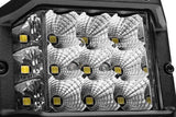 Go Rhino Bright Series Lights Pair of 4x3 Sideline Cube LED Flood Light Kit Black Go Rhino
