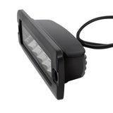 Go Rhino Blackout Series Lights Pair of Sixline LED Flood Light Kit Flush Mount Black Go Rhino