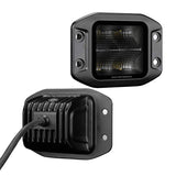 Go Rhino Blackout 3x3 Cube LED Spot Light Kit Flush Mount Black Go Rhino