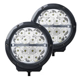 Go Rhino Bright Series Lights 6 Inch Round LED Driving Light Black Go Rhino