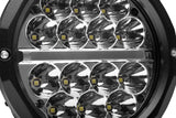 Go Rhino Bright Series Lights 6 Inch Round LED Driving Light Black Go Rhino